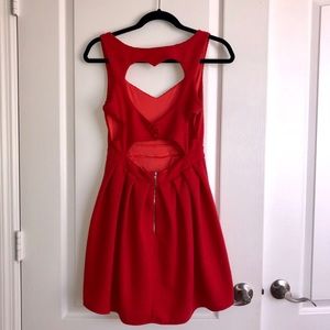Heart Open Back Dress ❤️